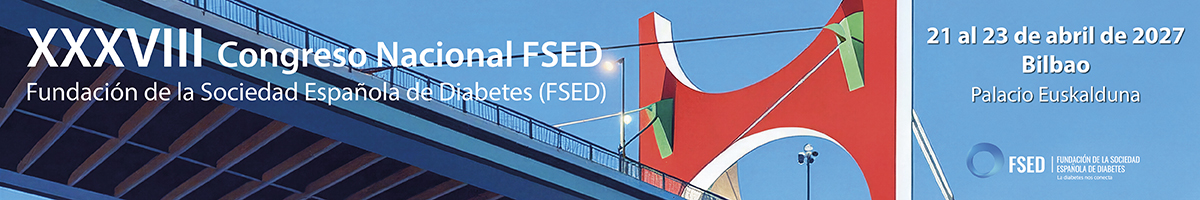XXXVIII Congreso Nacional de la Fundación de la Sociedad Española de Diabetes (FSED) . 21 al 23 de Abril 2027. Bilbao